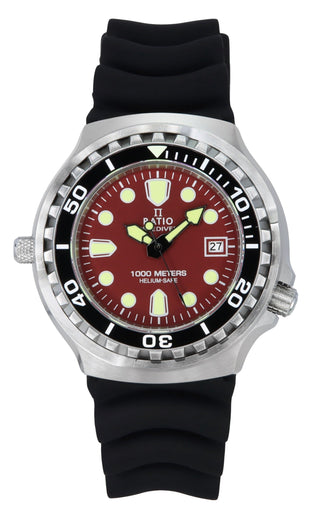 Front view of Ratio 1038EF102V-RED-V02 Mens Watch on white background