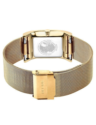 Angle shot of Bering 10426-333-S Gold Stainless Steel Womens Watch on white background