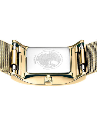 Angle shot of Bering 10426-333-S Gold Stainless Steel Womens Watch on white background