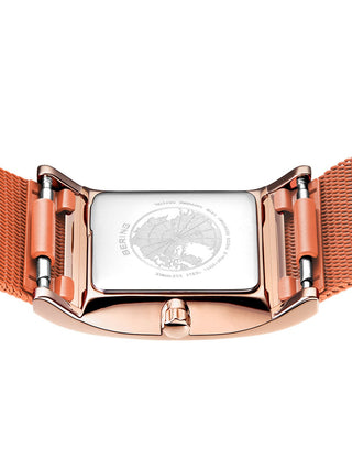 Angle shot of Bering 10426-565-S Mother Of Pearl Dial Stainless Steel Womens Watch on white background