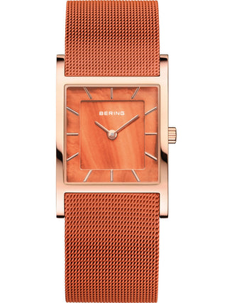 Front view of Bering 10426-565-S Mother Of Pearl Dial Stainless Steel Womens Watch on white background