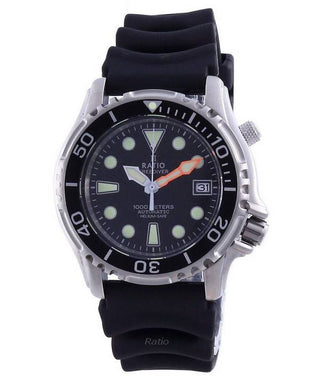 Front view of Ratio 1066KE20-33VA-BLK Mens Watch on white background