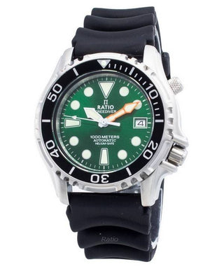 Front view of Ratio 1066KE20-33VA-GRN Mens Watch on white background