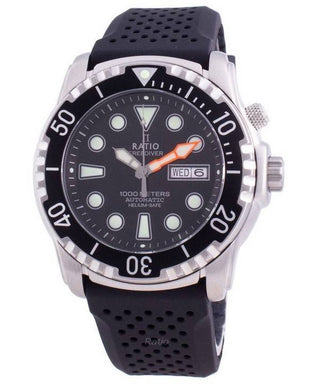 Front view of Ratio 1068HA90-34VA-BLK Mens Watch on white background