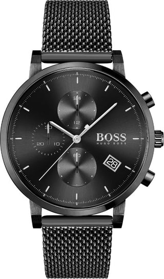 Front view of Hugo Boss 1513813 Watch on white background