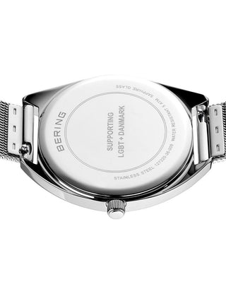 Angle shot of Bering 127220-36-009 Silver Stainless Steel Womens Watch on white background