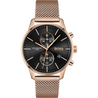 Front view of Hugo Boss 1513806 Watch on white background