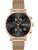 Hugo Boss Chronograph 1513808 Black Dial Rose Gold Stainless Steel Unisex Watch