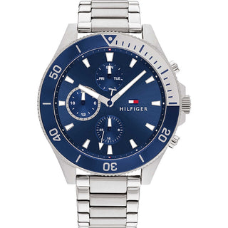 Front view of Tommy Hilfiger Larson 1674789 Watch on white background