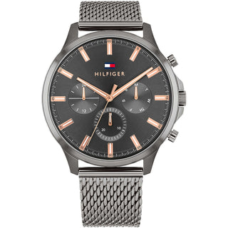 Front view of Tommy Hilfiger Ryder 1683475 Watch on white background