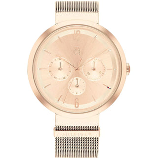 Front view of Tommy Hilfiger Lidia 1683477 Watch on white background