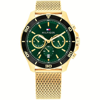 Front view of Tommy Hilfiger Jordan 1692185 Watch on white background