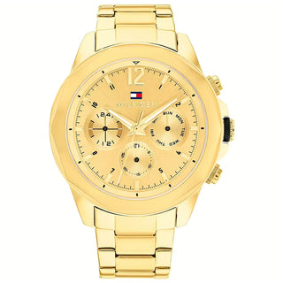 Front view of Tommy Hilfiger Lars 1692187 Watch on white background