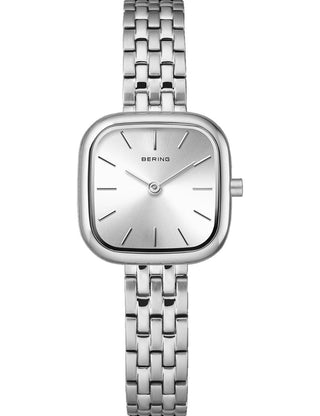 Front view of Bering 17926-704 Silver Stainless Steel Womens Watch on white background