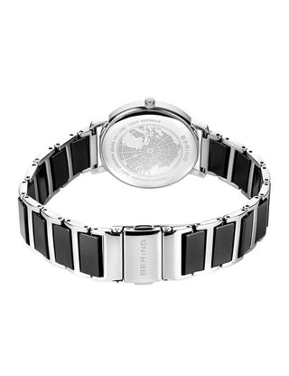 Angle shot of Bering 18531-742 Black Womens Watch on white background