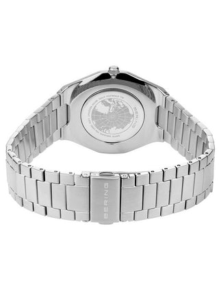 Angle shot of Bering 19641-700 Silver Stainless Steel Unisex Watch on white background