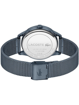 Angle shot of Lacoste 2001260 Blue Stainless Steel Womens Watch on white background