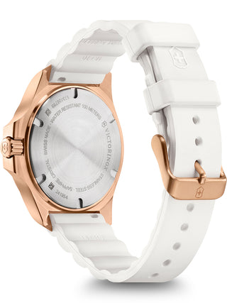 Angle shot of Victorinox 241954 White Womens Watch on white background