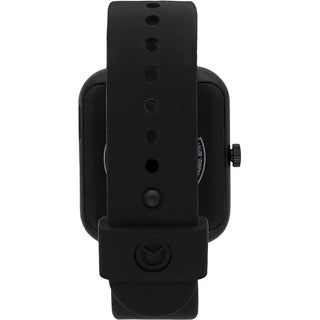 Angle shot of Sector R3251282008 Black Silicone Unisex Watch on white background