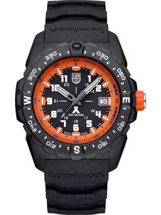 Front view of Luminox XB.3739 Black Unisex Watch on white background