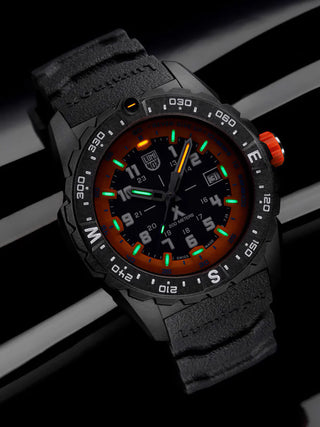 Angle shot of Luminox XB.3739 Black Unisex Watch on white background