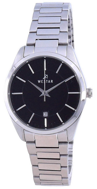 Front view of Westar 40213STN103 Womens Watch on white background