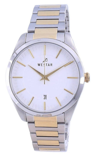 Front view of Westar 50213CBN101 Mens Watch on white background