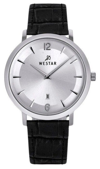 Front view of Westar 50219STN107 Mens Watch on white background