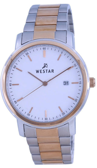 Front view of Westar 50243SPN601 Mens Watch on white background