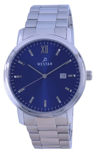 Front view of Westar 50245STN104 Mens Watch on white background