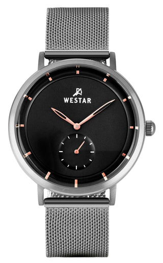 Front view of Westar 50247STN603 Mens Watch on white background