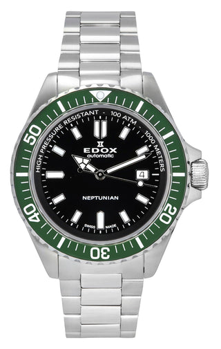 Front view of Edox 801203VMNIN Mens Watch on white background