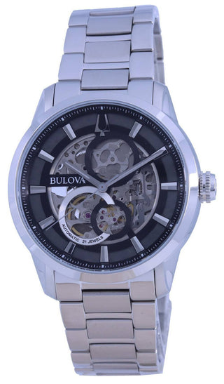 Front view of Bulova 96A208 Mens Watch on white background