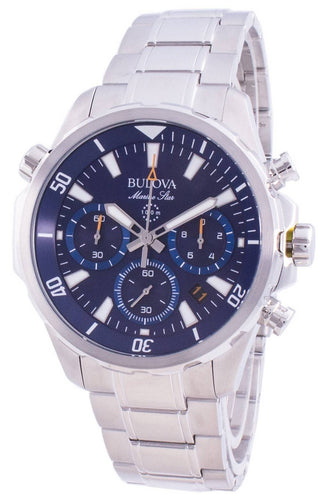 Front view of Bulova 96B256 Mens Watch on white background