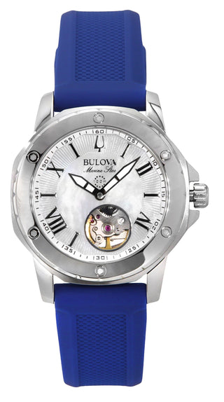 Front view of Bulova 96L324 Womens Watch on white background