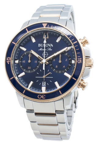 Front view of Bulova 98B301 Mens Watch on white background