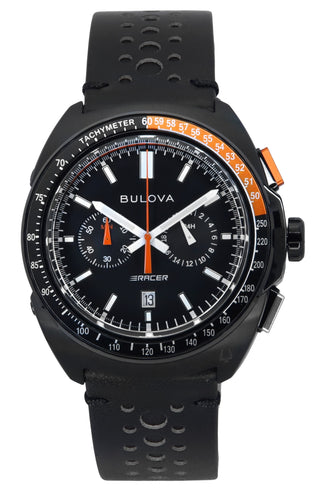 Front view of Bulova 98B428 Mens Watch on white background