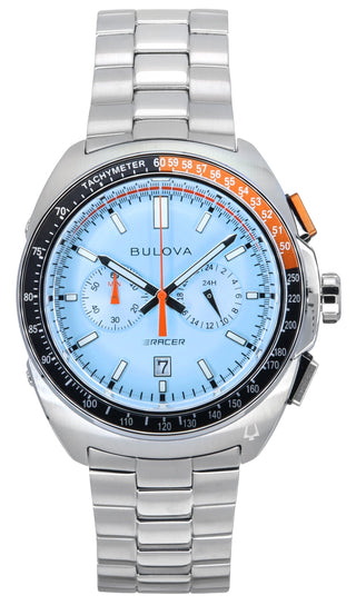 Front view of Bulova 98B432 Mens Watch on white background