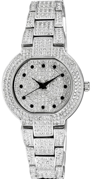 Front view of Adee Kaye AK2005-L.-.NS Womens Watch on white background