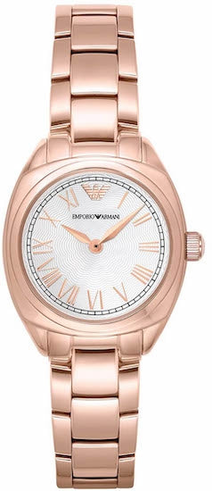 Front view of Emporio Armani Dress AR11038 Womens Watch on white background