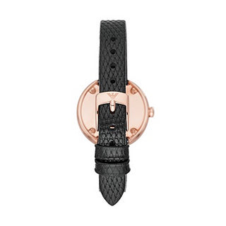 Angle shot of Emporio Armani Rosa AR11433 Womens Watch on white background