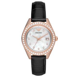 Front view of Emporio Armani AR11505 Womens Watch on white background