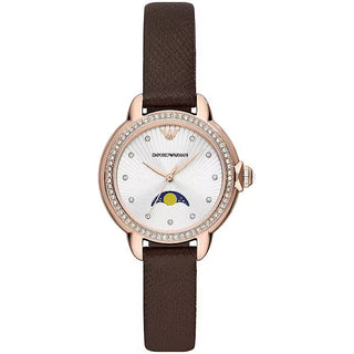 Front view of Emporio Armani AR11568 Womens Watch on white background