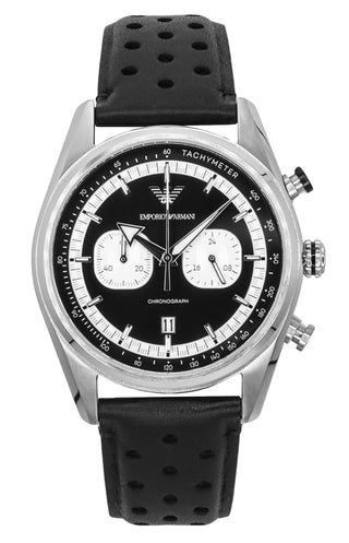 Front view of Emporio Armani AR11635 Mens Watch on white background