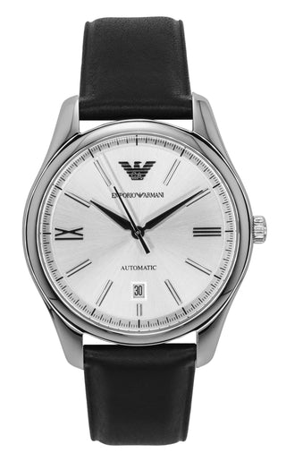 Front view of Emporio Armani AR60077 Mens Watch on white background