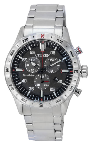 Front view of Citizen Of Collection Outdoor Chrono Eco Drive AT2520-89E Mens Watch on white background