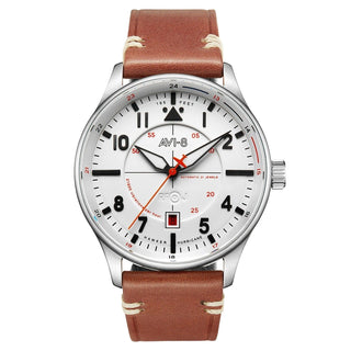 Front view of Avi-8 AV-4094-01 Mens Watch on white background