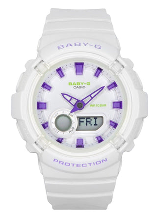 Front view of Casio BGA-280DN-7A Womens Watch on white background