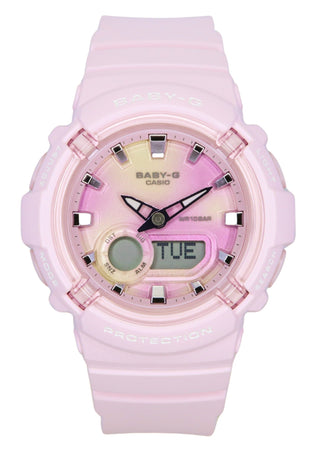 Front view of Casio BGA-280TD-4A Womens Watch on white background