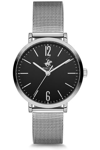 Front view of Beverly Hills Polo Club BH0106-02 Watch on white background